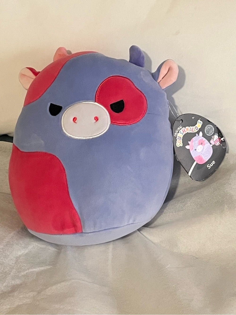 Squishmallows Purple and Red Cow 8 in Plush - Sue. 2025 Squishmallow day
